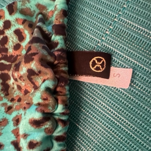 Vix Bikini String Top, Sea Leopard w/hardware, S - Picture 2 of 5